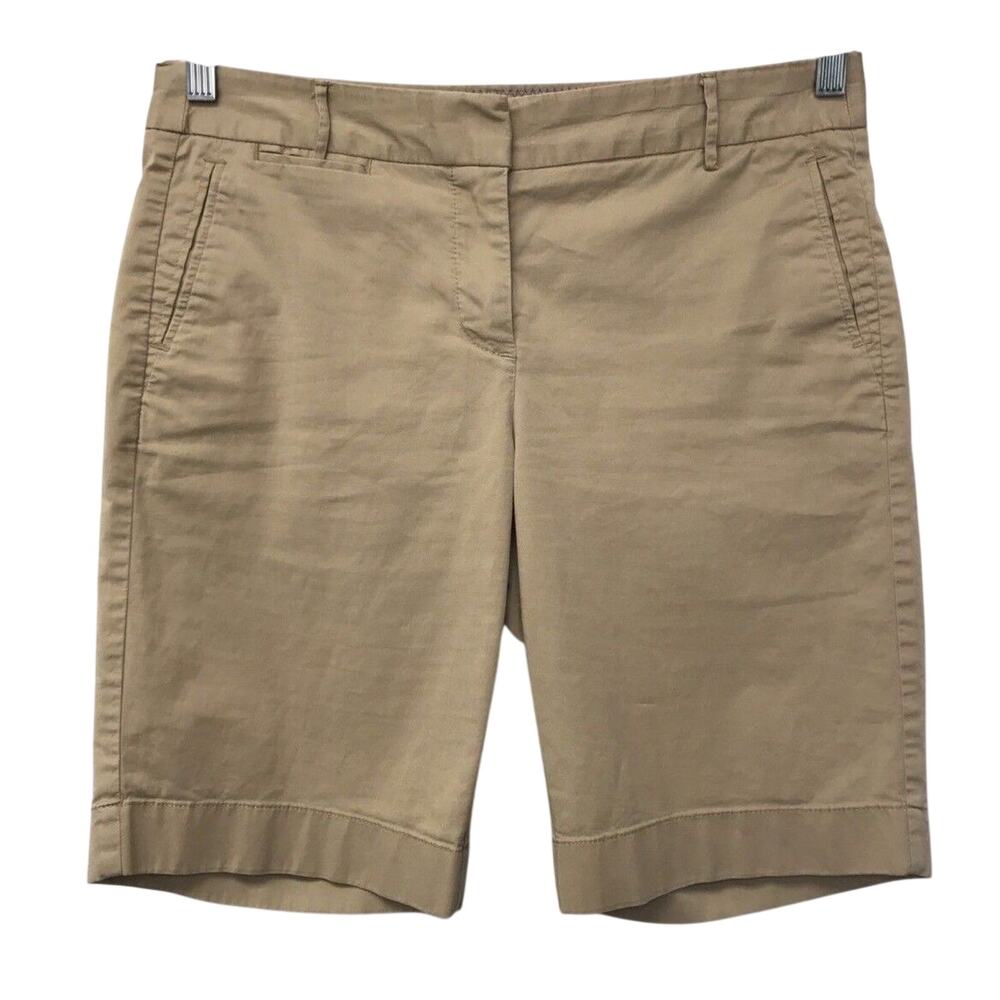 J Crew Shorts Womens 4 Stretch Chino Beige